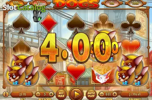 Скрин3. Fortune Dogs слот