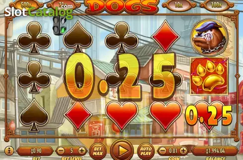 Скрин4. Fortune Dogs слот