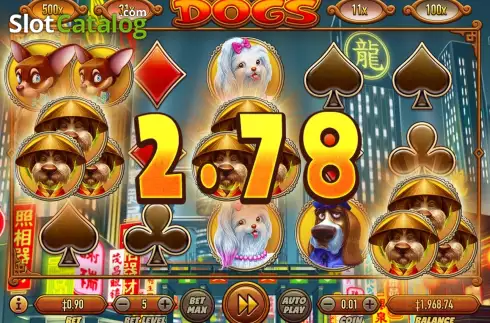 Скрин6. Fortune Dogs слот