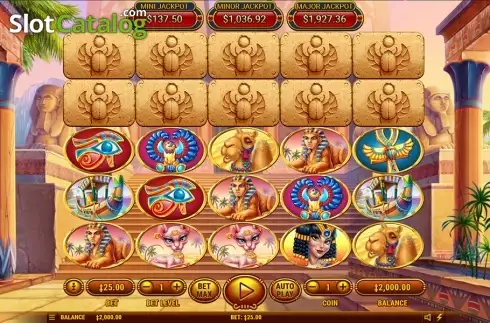 Скрин2. Egyptian Dreams Deluxe слот