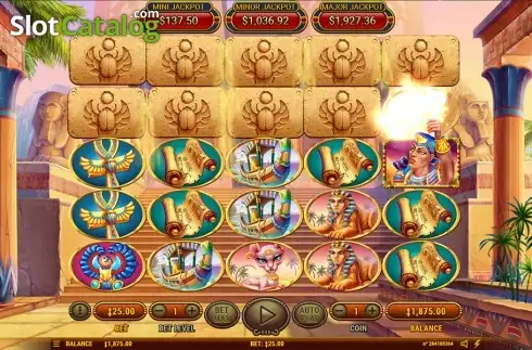 Скрин3. Egyptian Dreams Deluxe слот