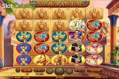 Скрин6. Egyptian Dreams Deluxe слот