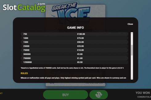 Скрин7. Break the Ice (Hacksaw Gaming) слот