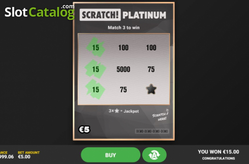 Скрин5. Scratch Platinum слот
