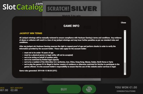 Скрин8. Scratch Silver слот