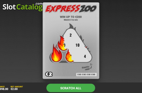 Скрин3. Express 200 слот