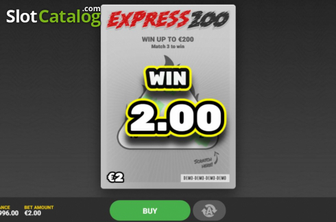 Скрин4. Express 200 слот