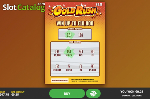 Скрин4. Gold Rush Scratch слот