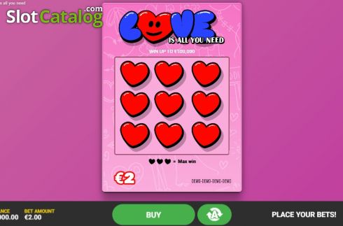 Скрин2. Love Is All You Need слот