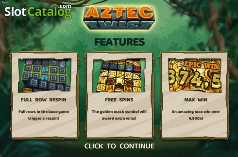 Скрин2. Aztec Twist слот