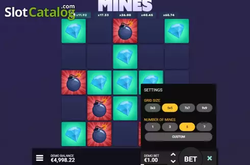 Скрин6. Mines (Hacksaw Gaming) слот