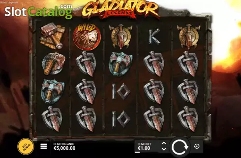 Скрин3. Gladiator Legends слот