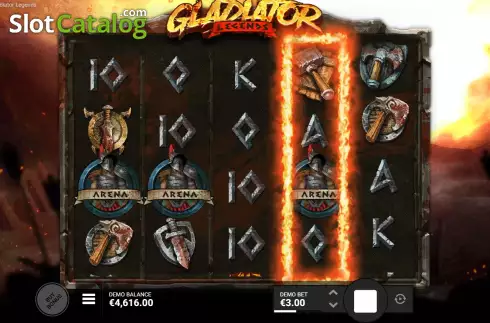 Скрин7. Gladiator Legends слот