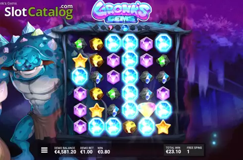 Скрин8. Gronk’s Gems слот