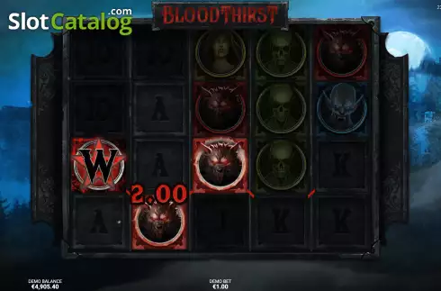 Скрин5. Bloodthirst слот