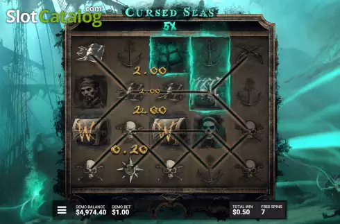 Скрин7. Cursed Seas (Hacksaw Gaming) слот