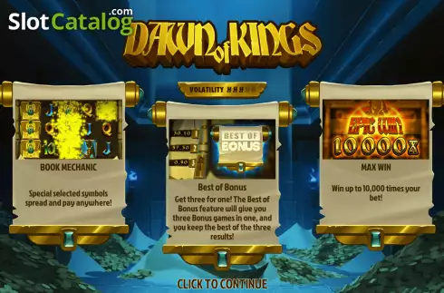 Скрин2. Dawn of Kings слот
