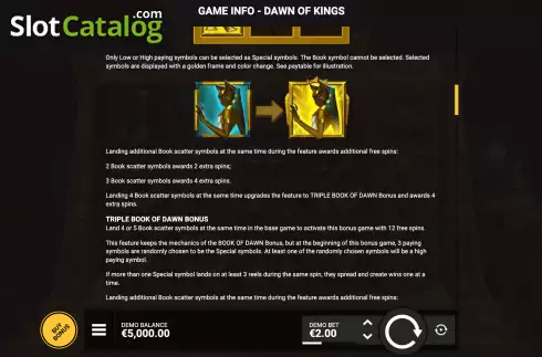 Скрин9. Dawn of Kings слот
