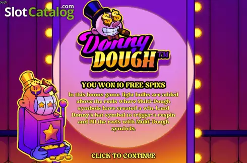 Скрин4. Donny Dough слот