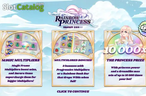 Скрин2. Rainbow Princess слот