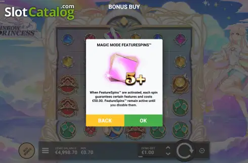 Скрин5. Rainbow Princess слот