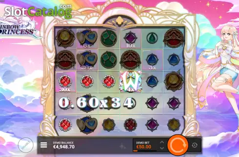 Скрин7. Rainbow Princess слот