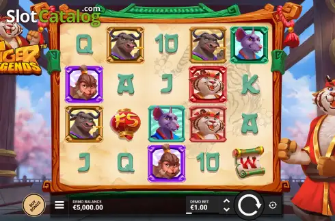 Скрин3. Tiger Legends слот