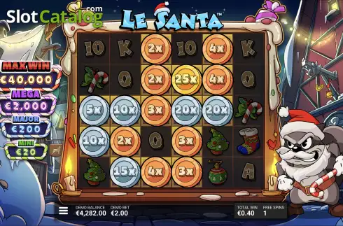 Скрин3. Le Santa слот