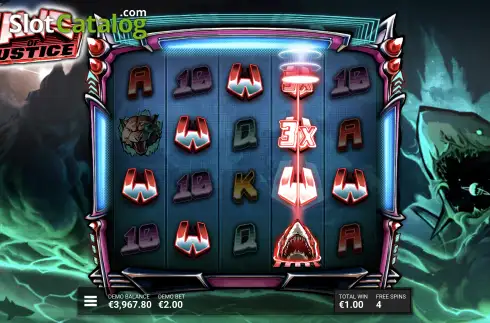 Скрин3. Jaws of Justice слот