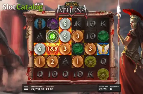 Скрин3. Spear of Athena слот