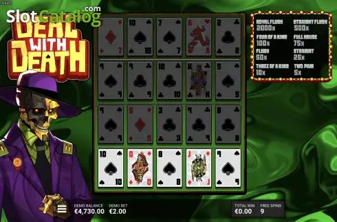 Скрин3. Deal With Death слот