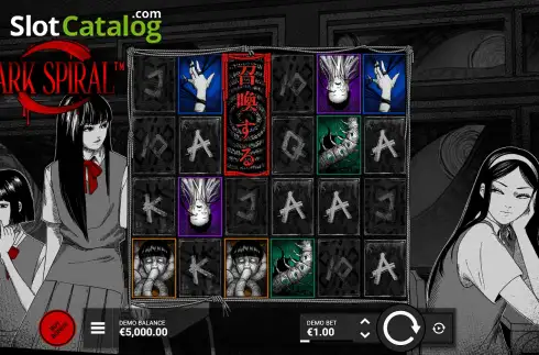 Скрин2. Dark Spiral слот