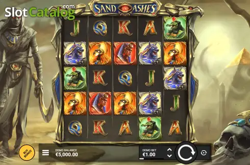 Скрин2. Sand And Ashes слот