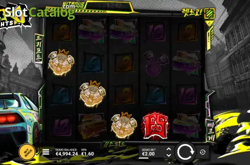 Скрин3. Nitro Nights слот