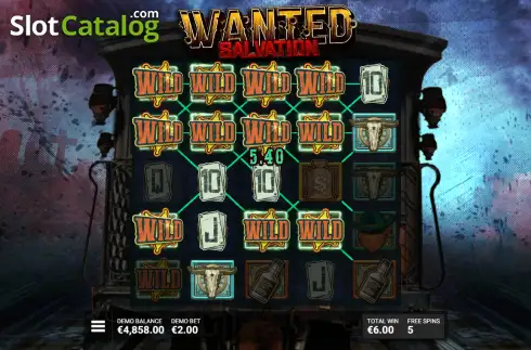 Скрин3. Wanted Salvation слот