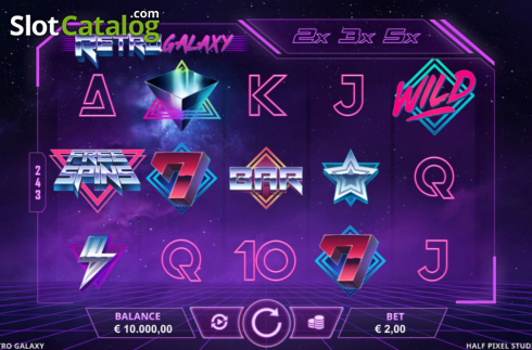 Скрин3. Retro Galaxy слот