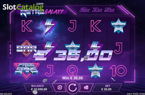 Скрин5. Retro Galaxy слот