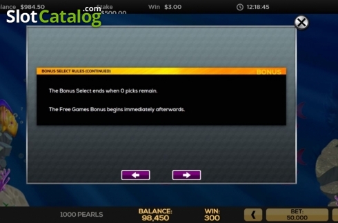 Скрин8. 1000 Pearls слот