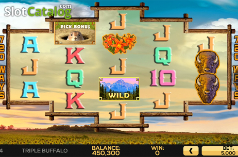 Скрин5. Triple Buffalo слот