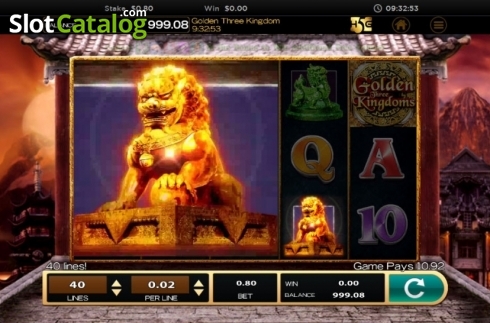 Скрин5. Golden Three Kingdom слот