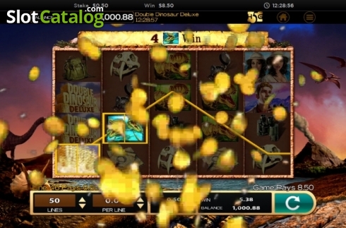 Скрин4. Double Dinosaur Deluxe слот