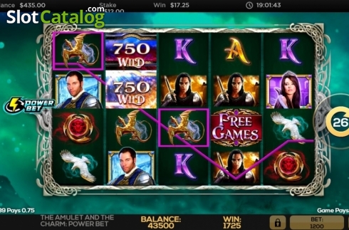 Скрин5. Amulet and Charm Power Bet слот