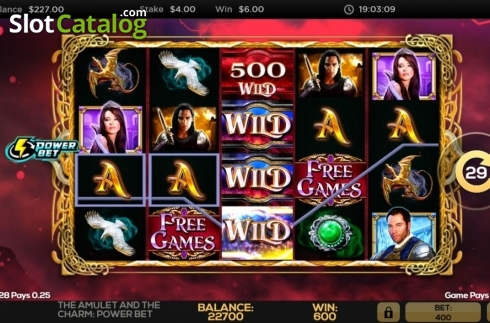 Скрин6. Amulet and Charm Power Bet слот