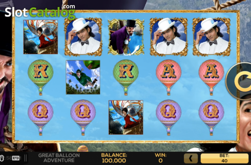 Скрин2. Great Balloon Adventure слот