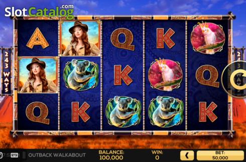 Скрин2. Outback Walkabout слот