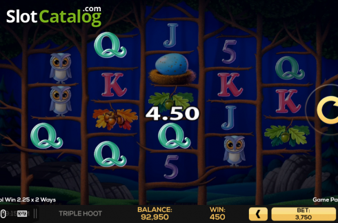 Скрин5. Triple Hoot слот