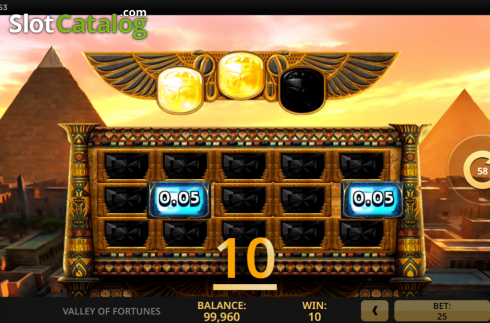 Скрин3. Valley of Fortunes слот