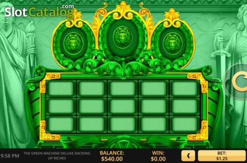 Скрин2. The Green Machine Deluxe Racking Up Riches слот