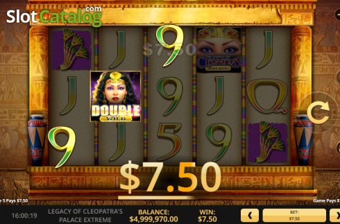 Скрин5. The Legacy of Cleopatra's Palace Extreme слот