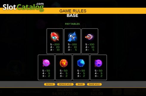 Скрин8. Crystal Chasers слот